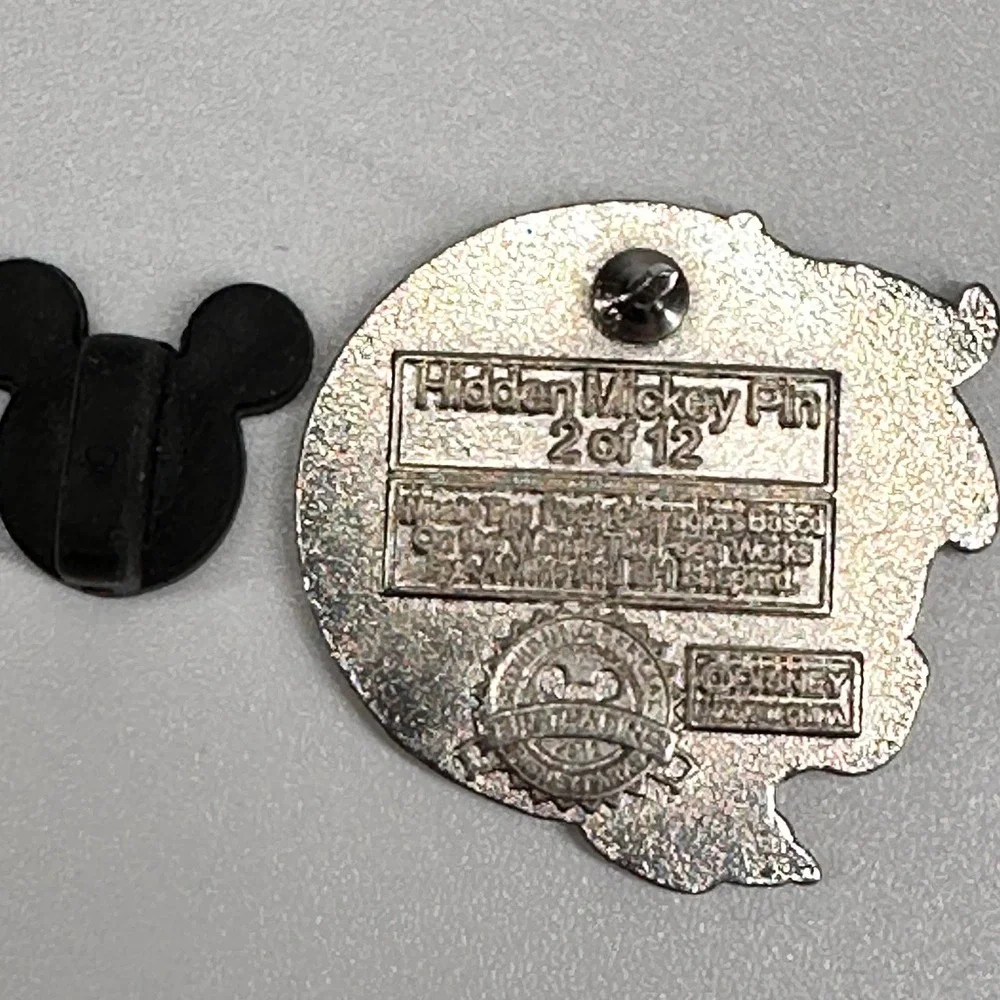 EEYORE Taurus Zodiac Sign Bull Disney Pin Hidden Mickey 2 of 12 Winnie The Pooh